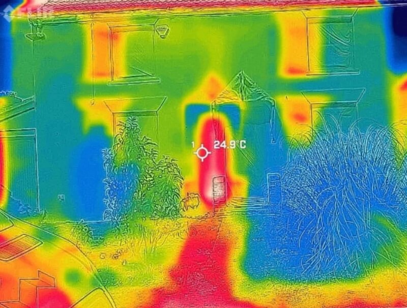 Before spraycork heat measurement 